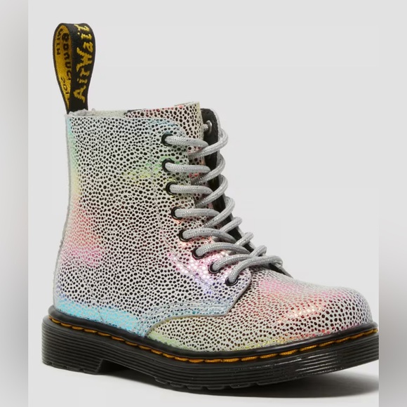 Dr. Martens Other - Dr. Martens 1460 Pascal Kids  Rainbow Glitter Boots Size US 3
